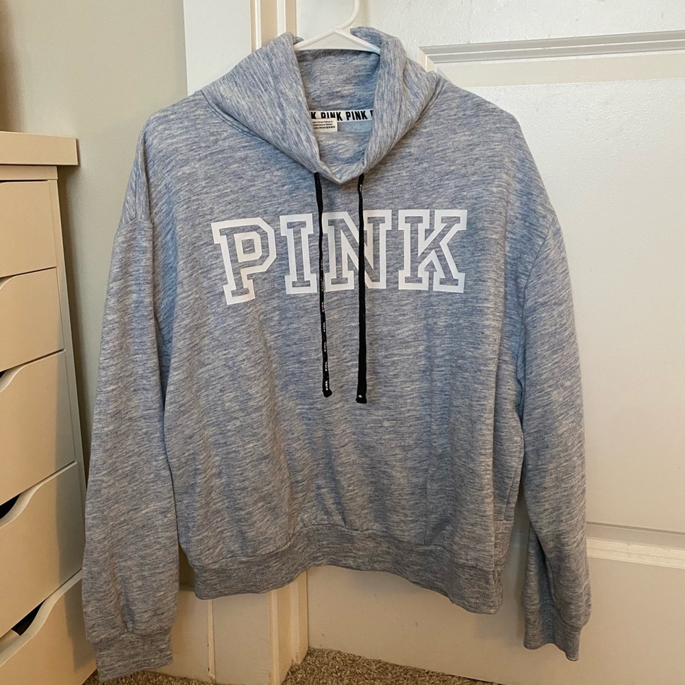 PINK Cowl Neck Sweatshirt